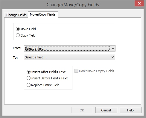 EndNote - Tools - Change/Move/Copy Fields... - Change Fields