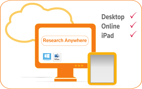 EndNote her yerde, her zaman. Desktop, Online, iPAD