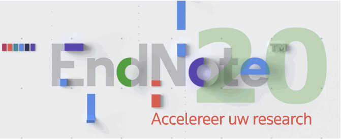 Accelereer uw research met EndNote 20. Vertrouw op de ‘s werelds meest essentiële referentie management tool. Bespaar tijd, Blijf georganiseerd, Werk eenvoudig samen en Laat je publiceren. Begin met EndNote 20.