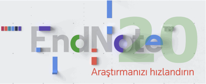 EndNote 20 ile araştırmalarınızı hızlandırın. Dünya üzerindeki vazgeçilmez, lider referans yönetim aracına güvenin. Zamandan tasarruf edin, çalışma düzeni oluşturun, kolayca ortak çalışmalar yürütün ve hızlıca yayınlayın. EndNote 20 ile başlayın.
